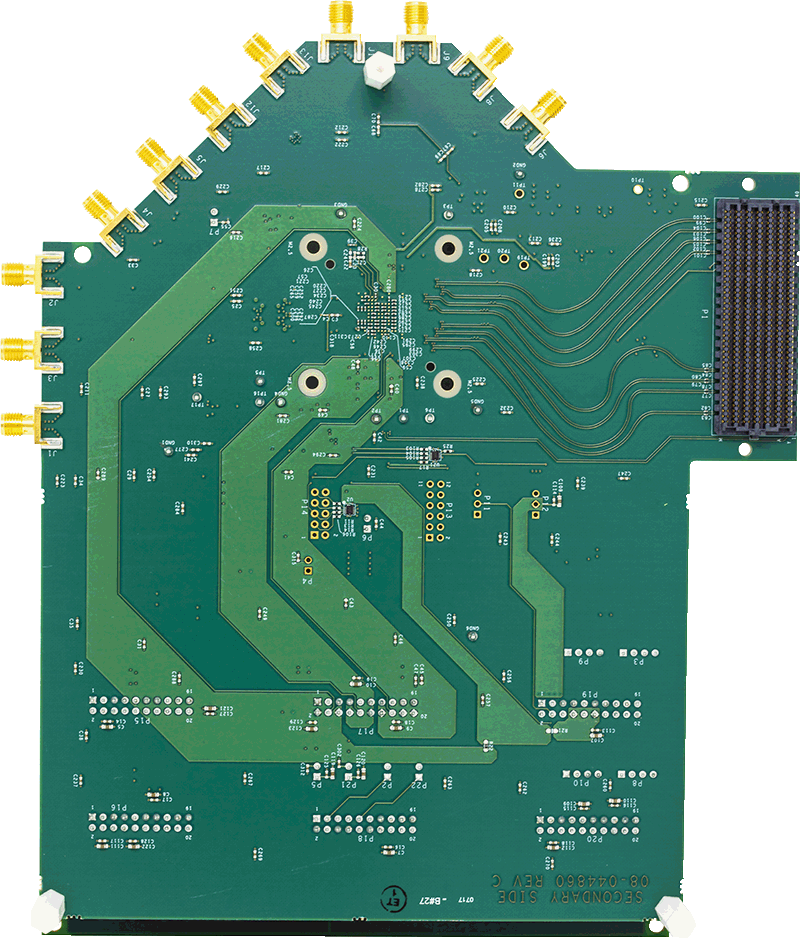 AD9213-6GEBZ Evaluation Board - Bottom View