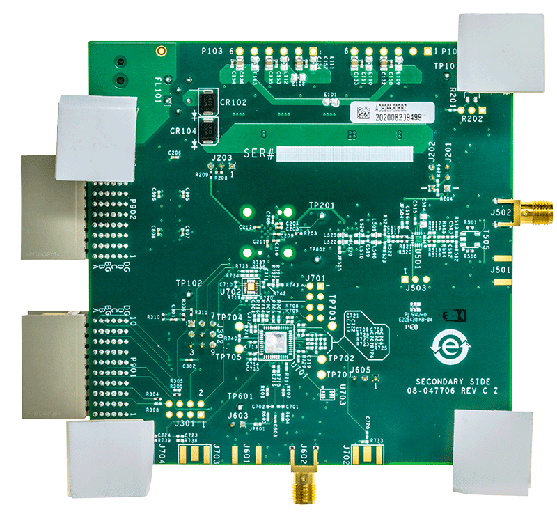 AD9266 Evaluation Board - Bottom View