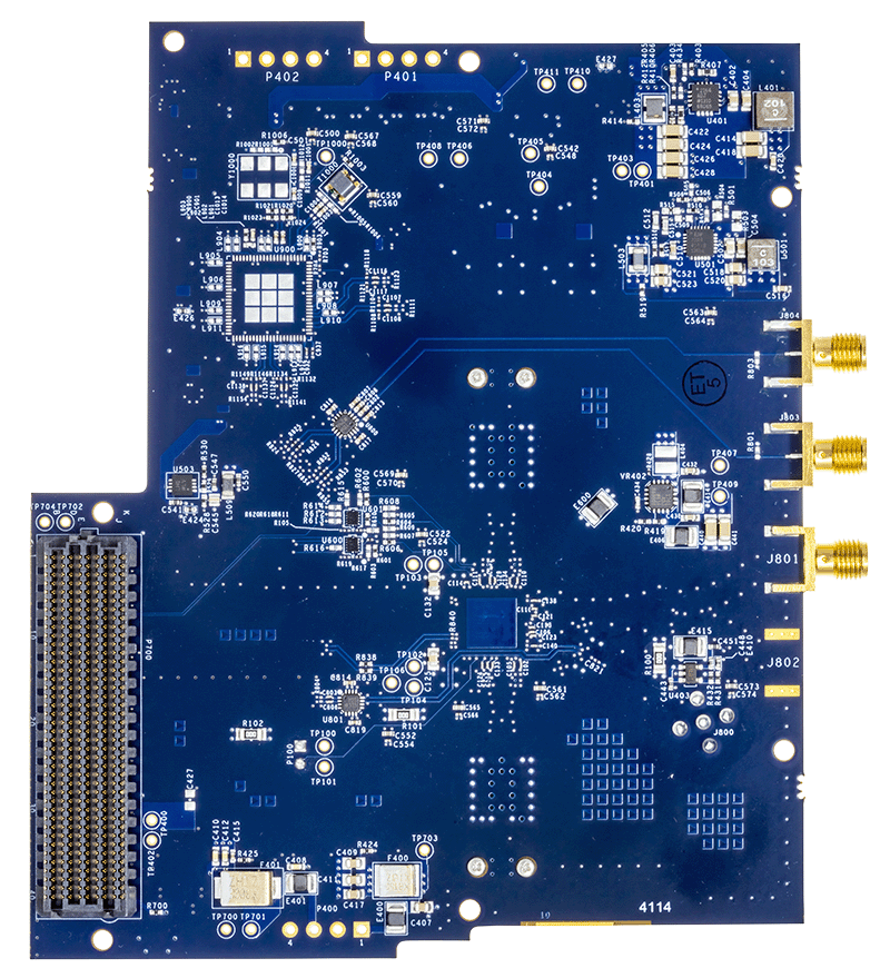 AD9680-1250EBZ Evaluation Board - Bottom View