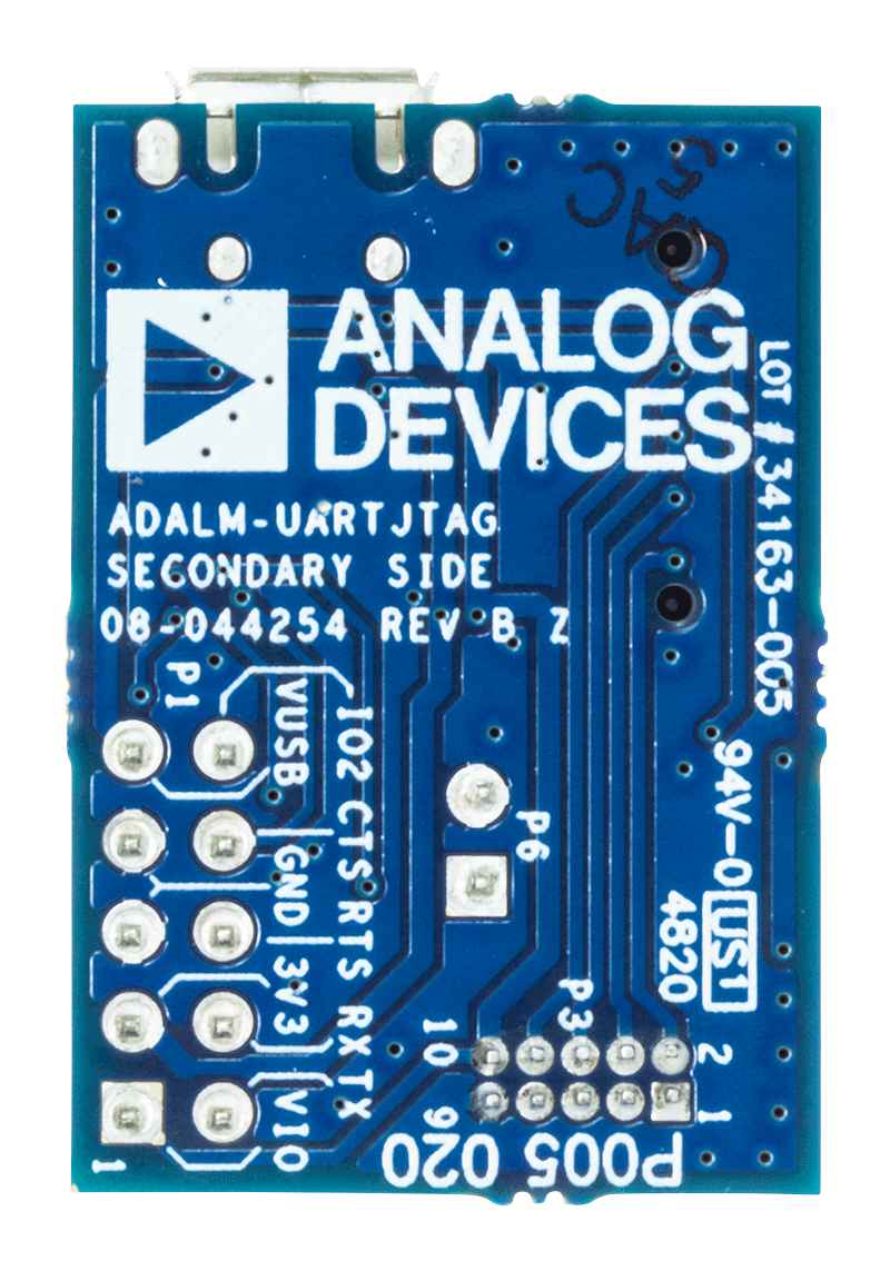 ADALM-UARTJTAG - Bottom View