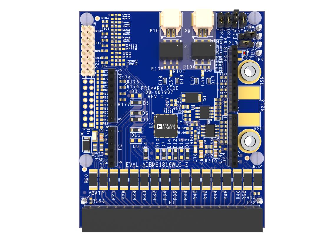 EVAL-ADBMS1816WLC Top Evaluation Board