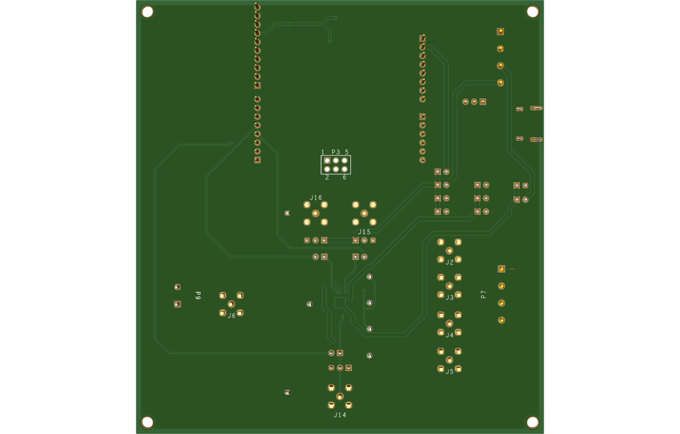 EVAL-ADG1704 Evaluation Board Photo Bottom View
