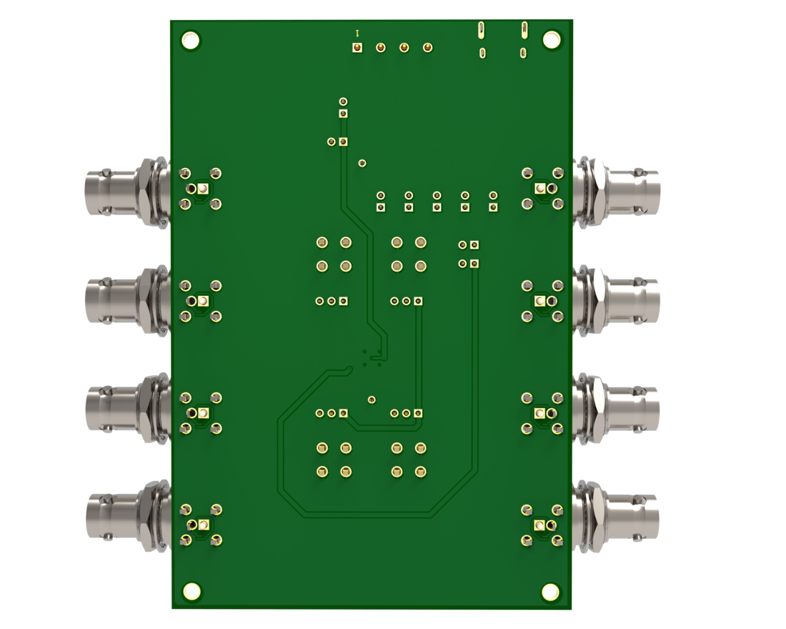 EVAL-ADG2712EBZ Bottom Evaluation Board