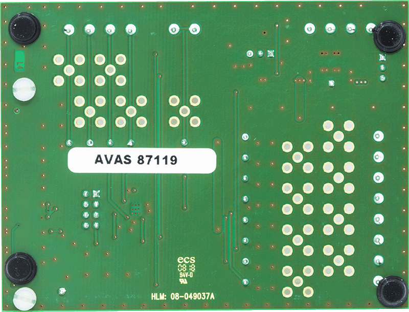 EVAL-ADGS1208SDZ Evaluation Board - Bottom View