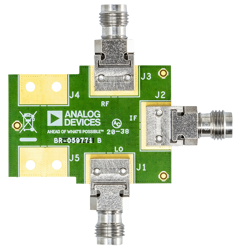 ADMV1550 Evaluation Board - Top