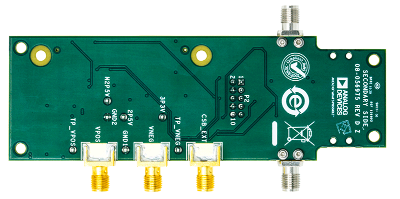 ADMV8818 Evaluation Board - Bottom View