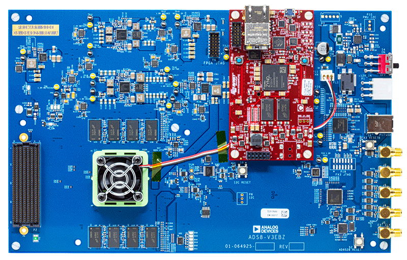 8-V3EBZ Evaluation Board - Top View