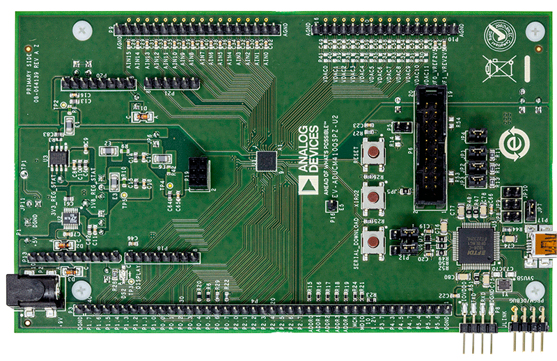 ADUCM410 Evaluation Board - Top View