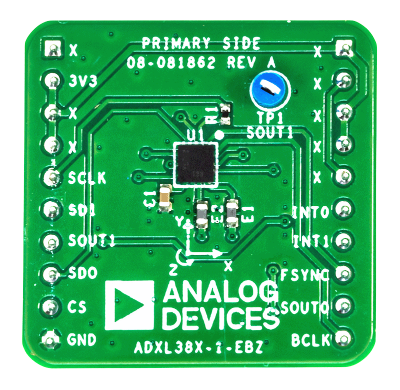 EVAL-ADXL382 Board Photo Top View