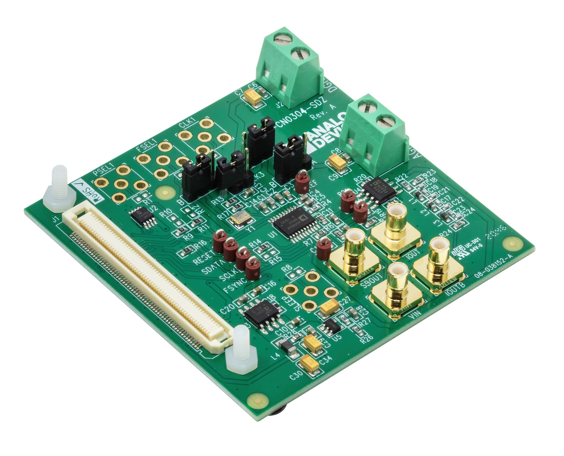 EVAL-CN0304 Evaluation Board - Angle View