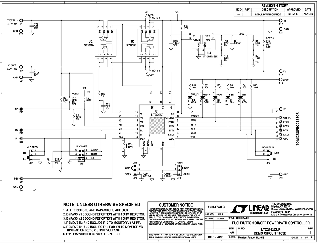 DC1033B - Schematic
