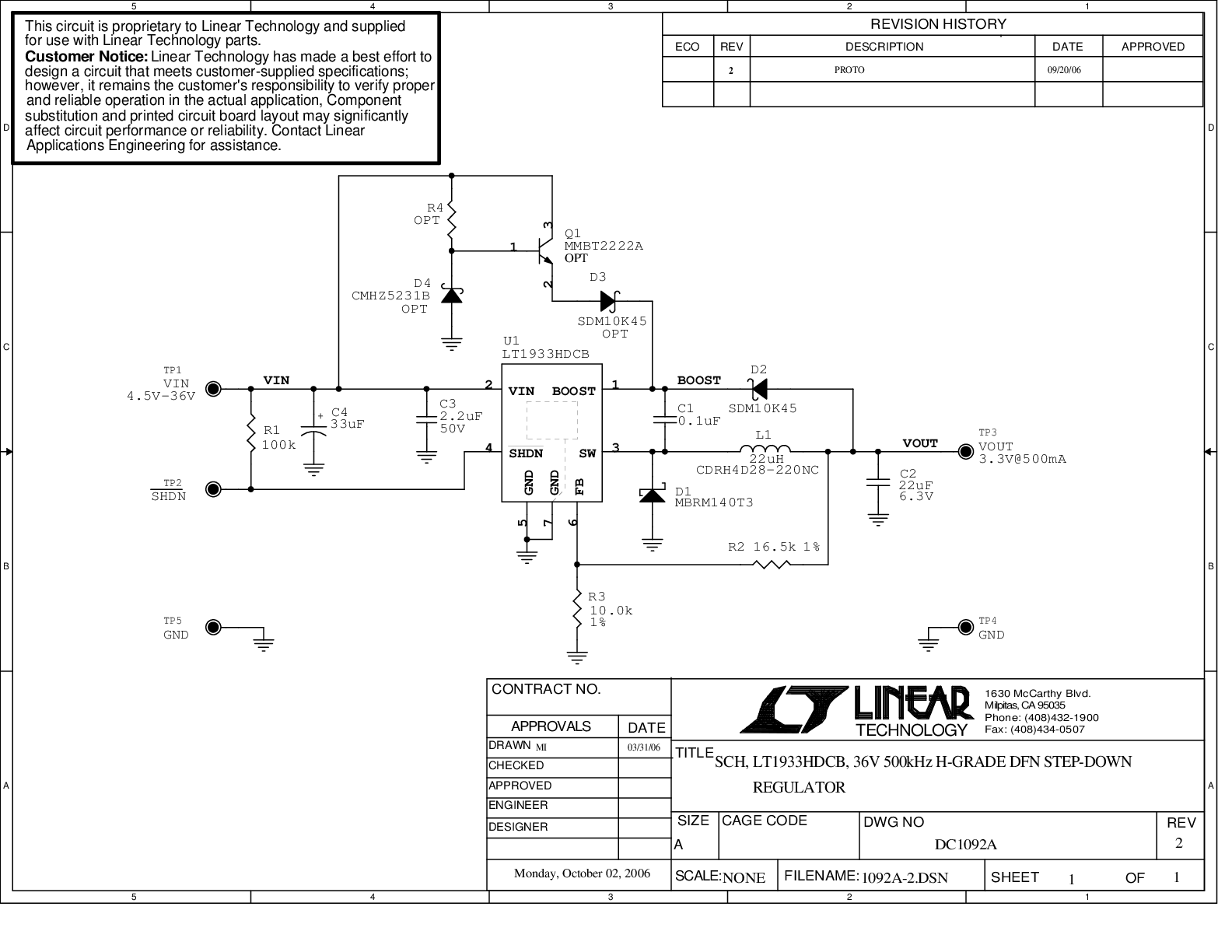 DC1092A - Schematic