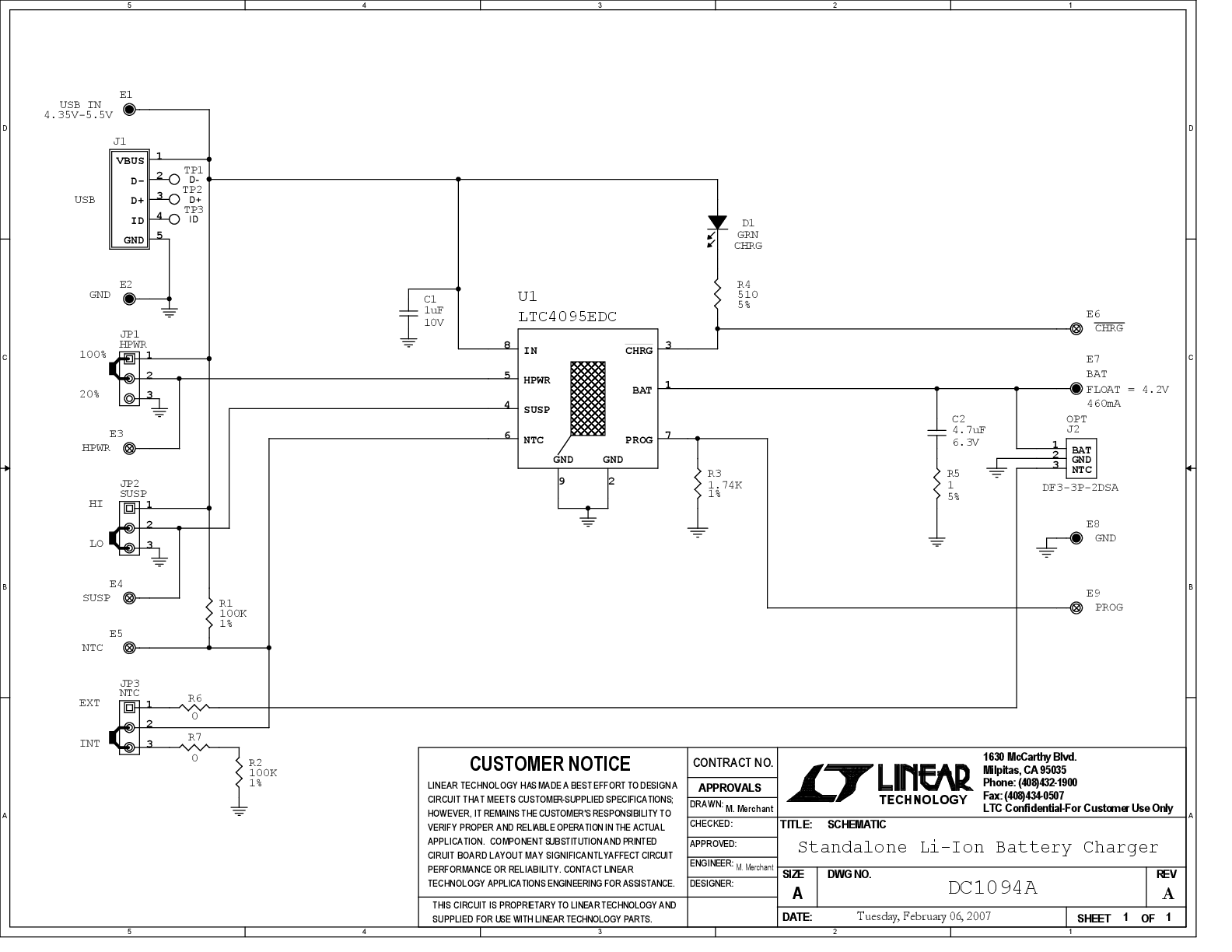 DC1094A - Schematic