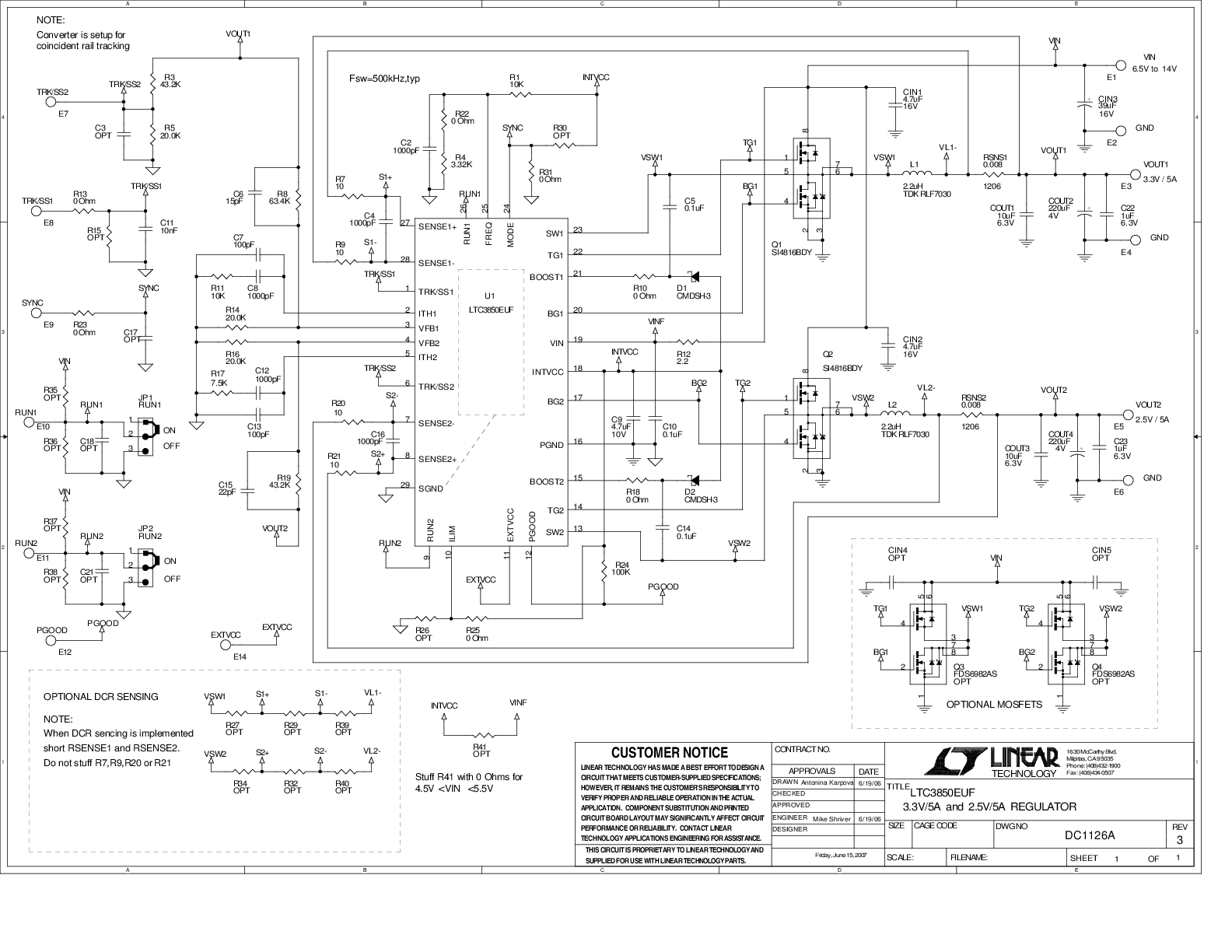 DC1126A - Schematic