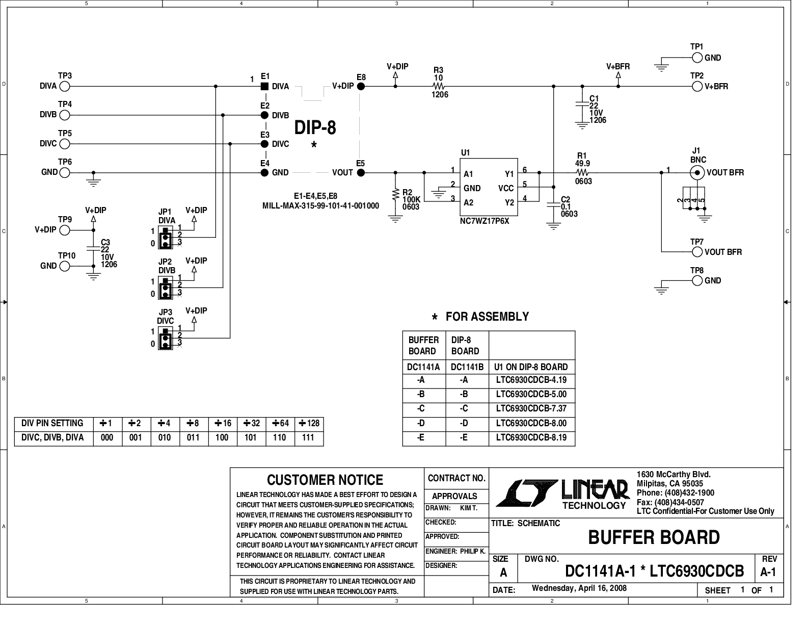 DC1141A-A - Schematic