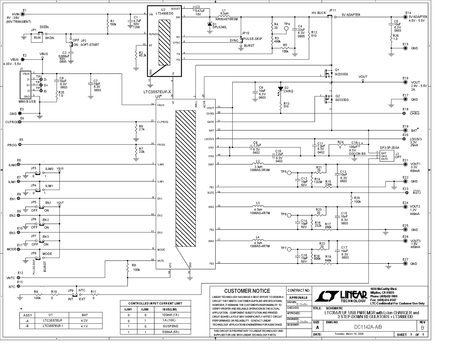 DC1142A-A - Schematic