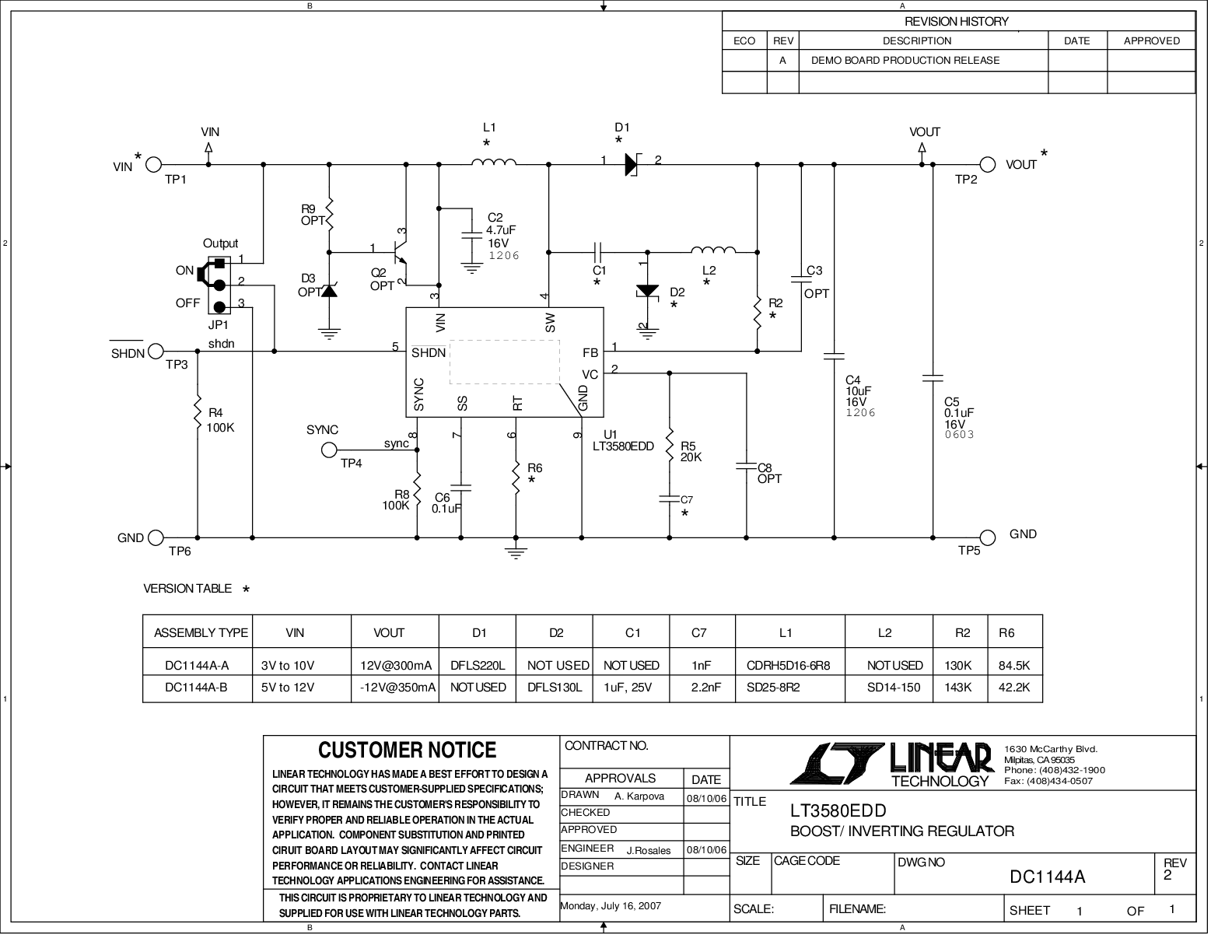 DC1144A-A - Schematic
