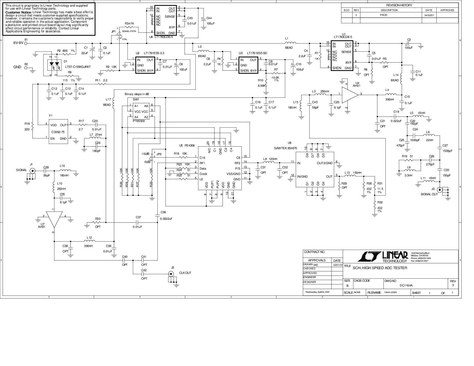 DC1164A - Schematic