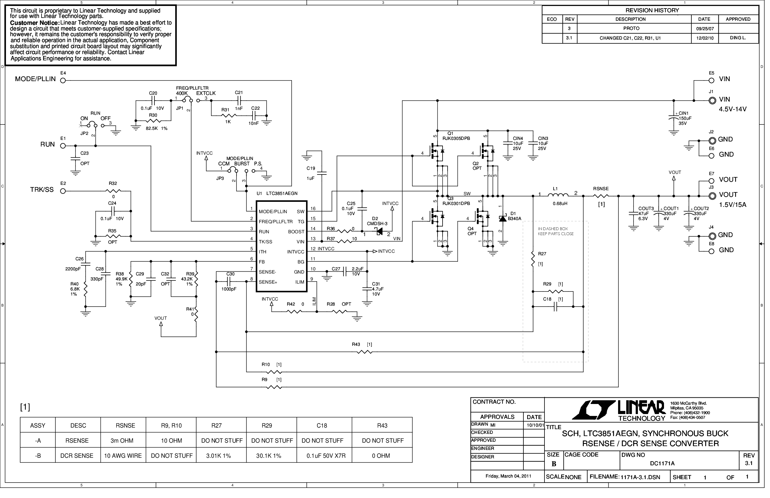 DC1171A-A - Schematic