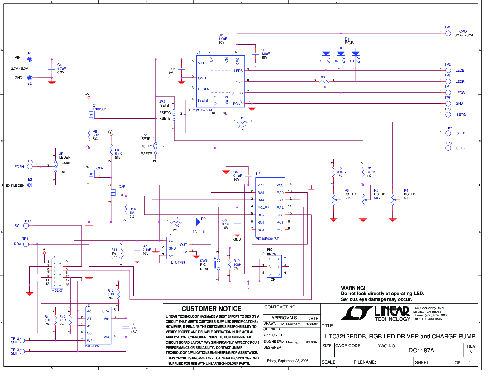 DC1187A - Schematic