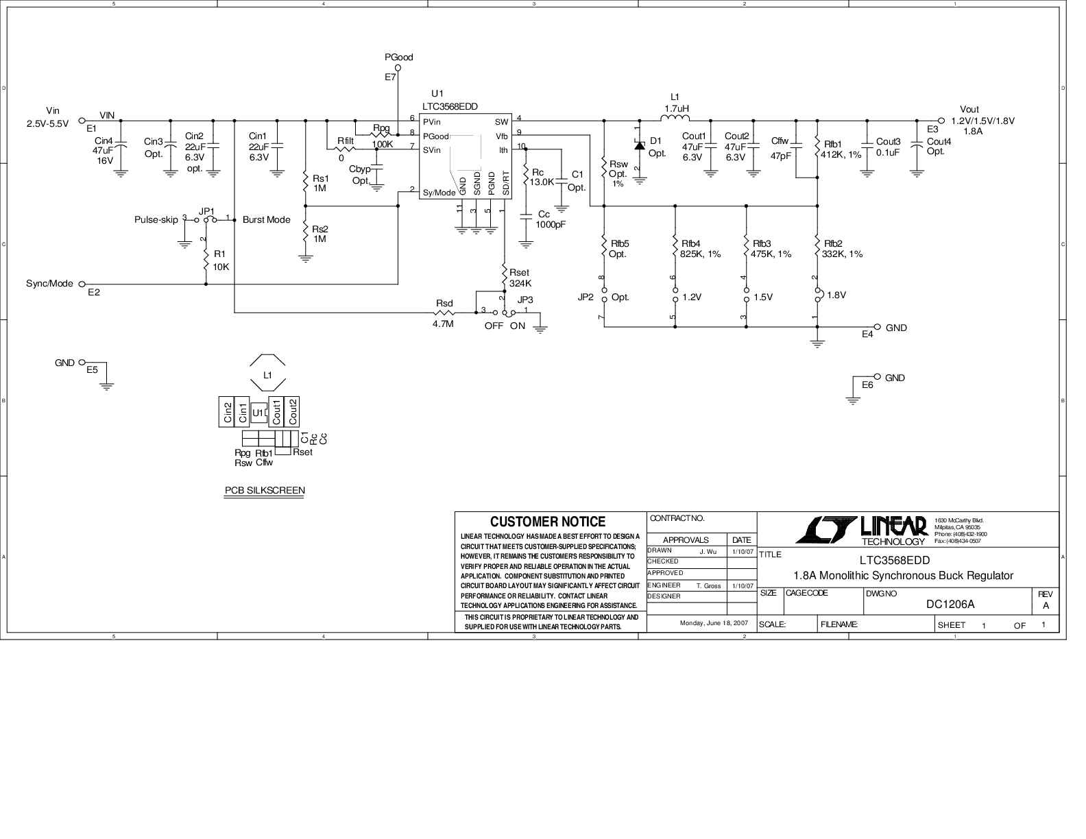 DC1206A - Schematic