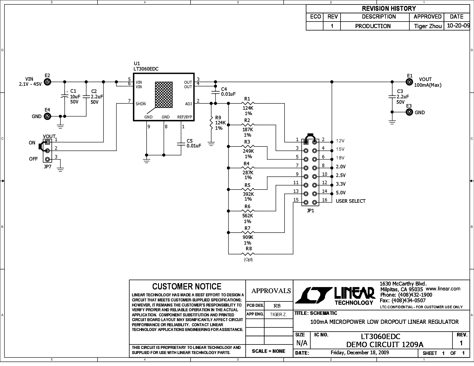 DC1209A - Schematic