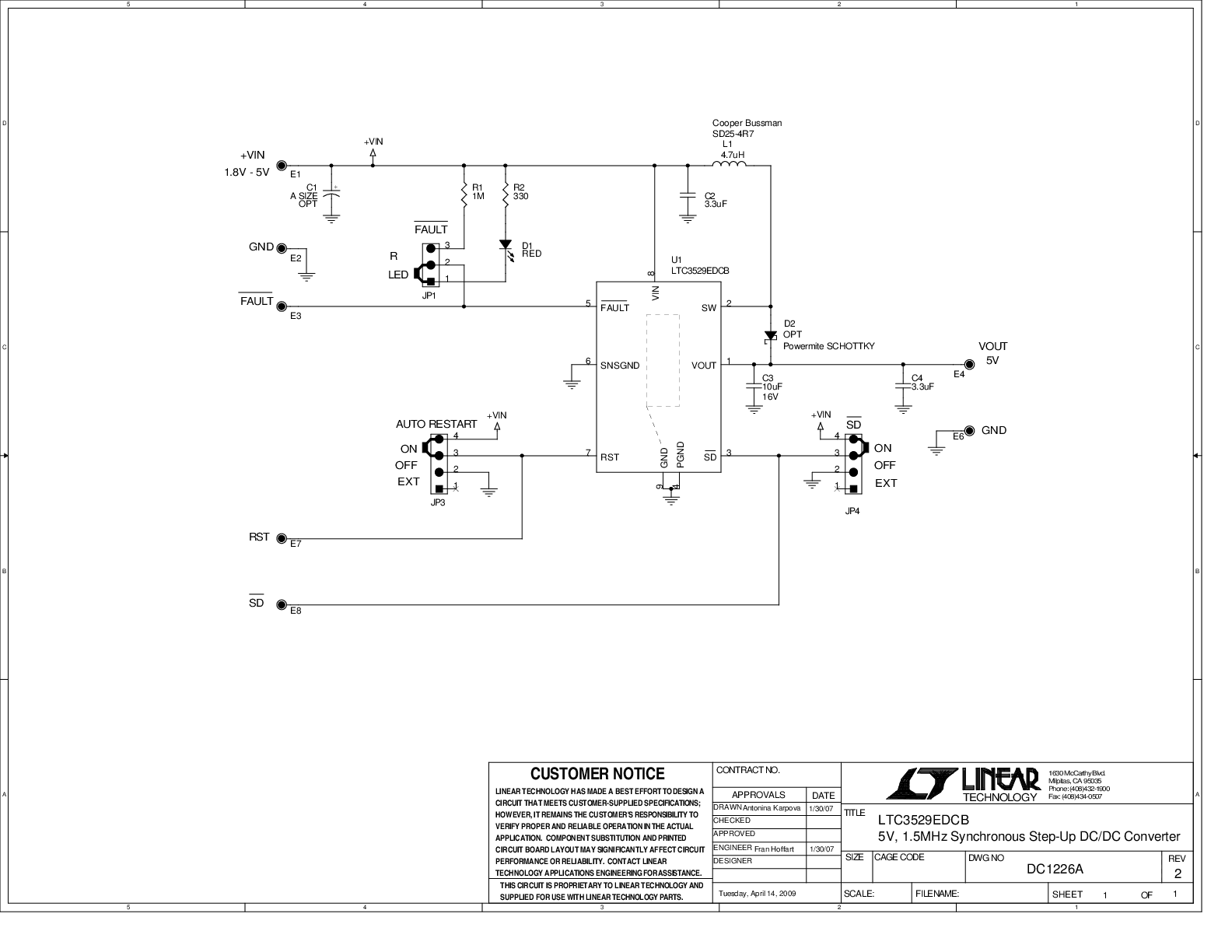 DC1226A - Schematic
