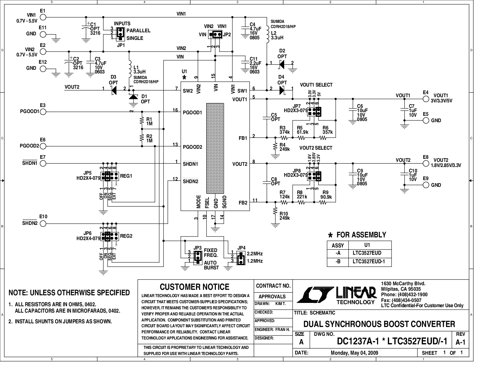DC1237A-A - Schematic