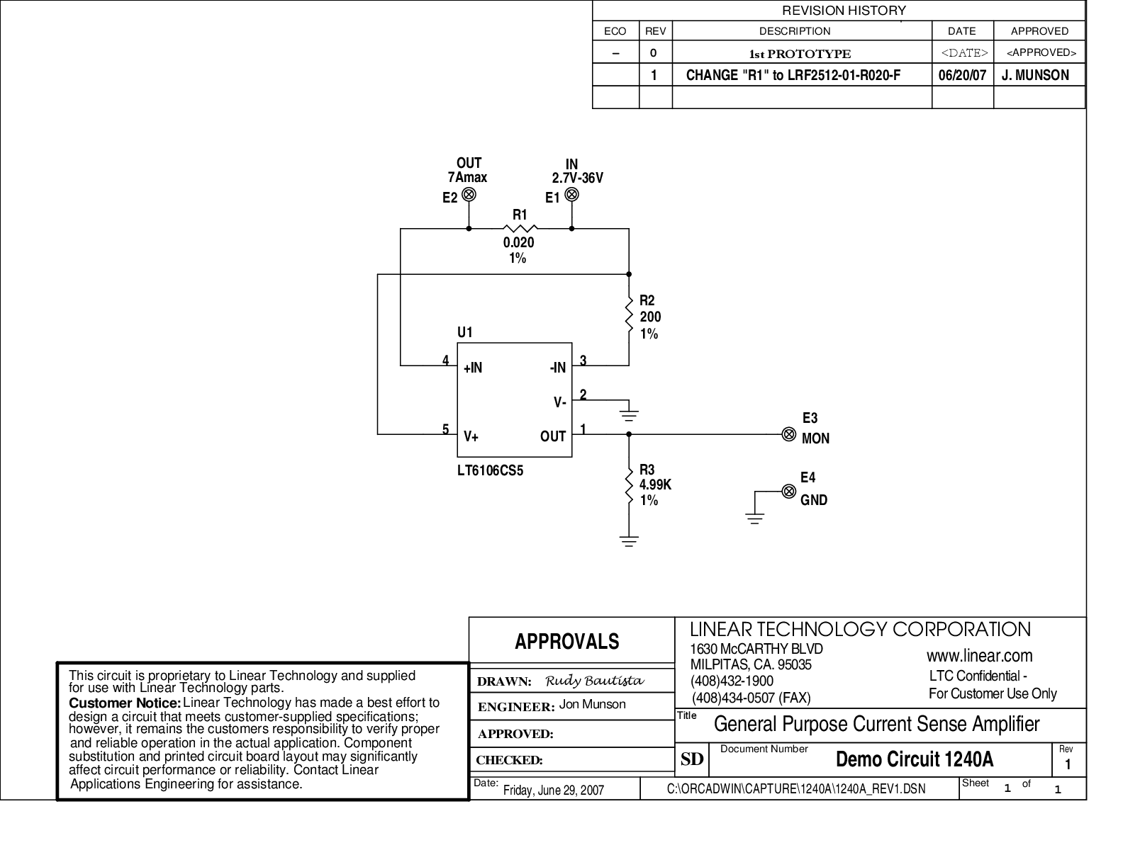 DC1240A - Schematic