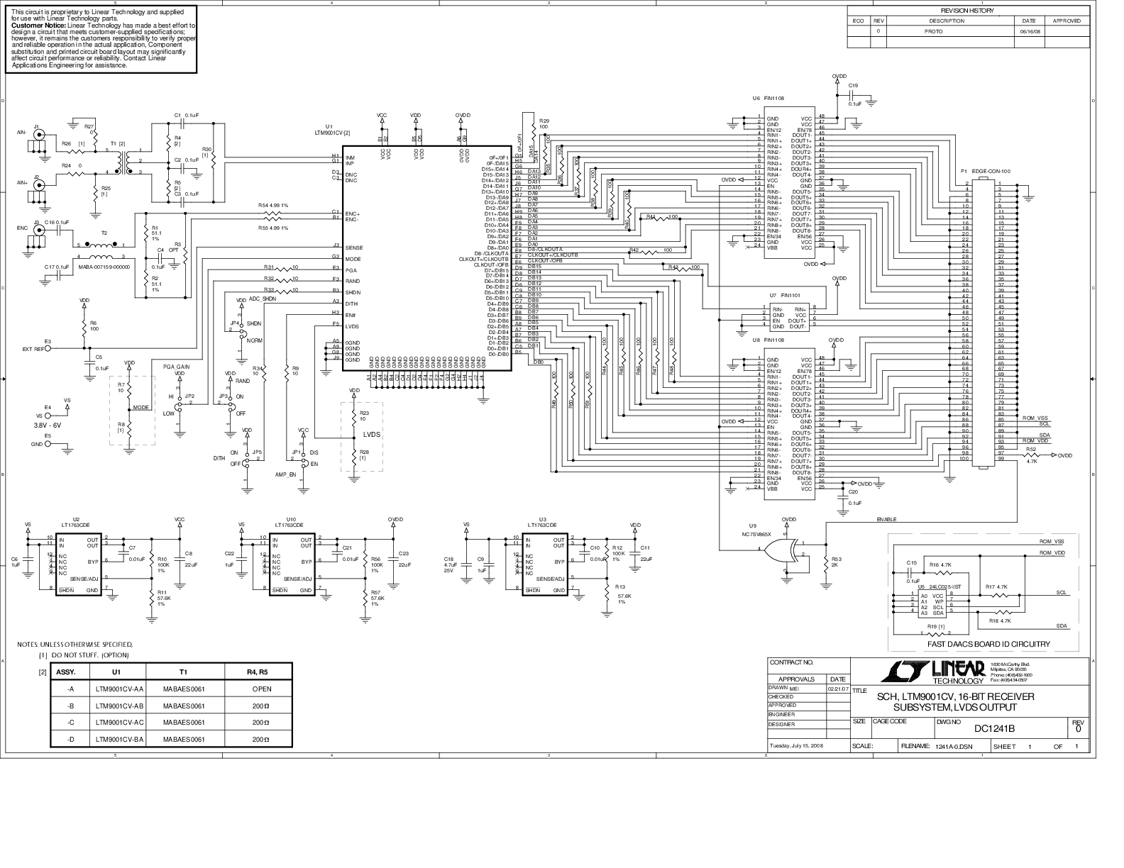 DC1241B-AA - Schematic
