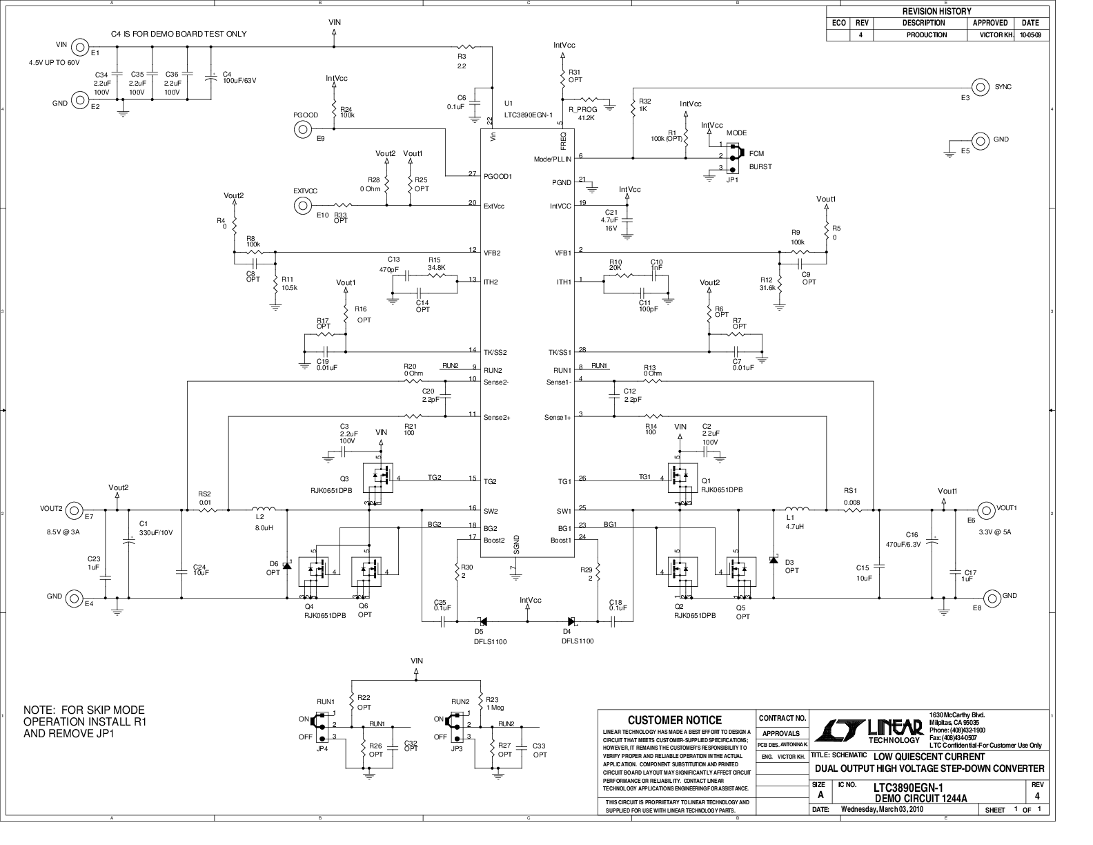 DC1244A - Schematic