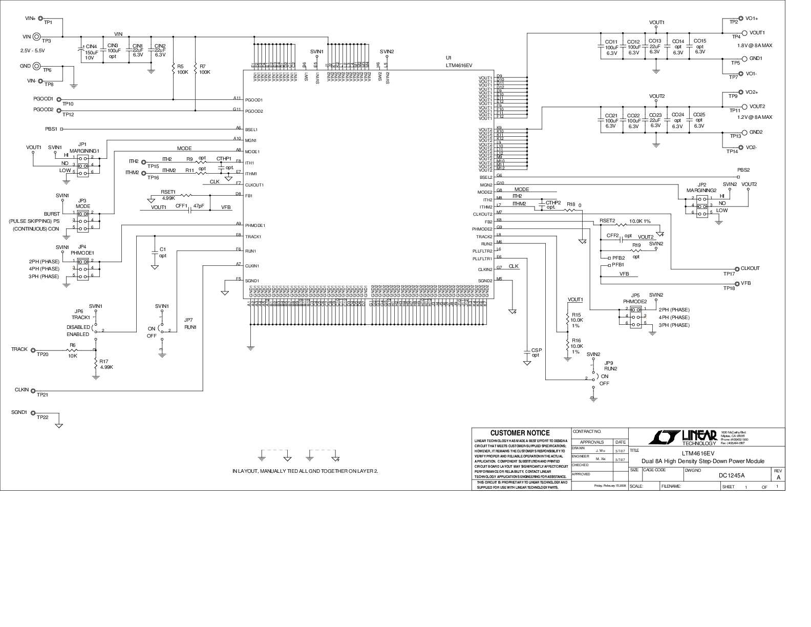 DC1245A - Schematic