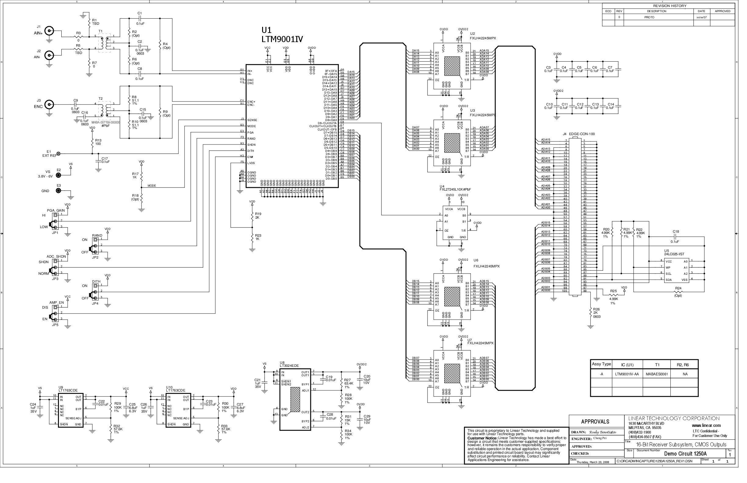 DC1250A-AA - Schematic