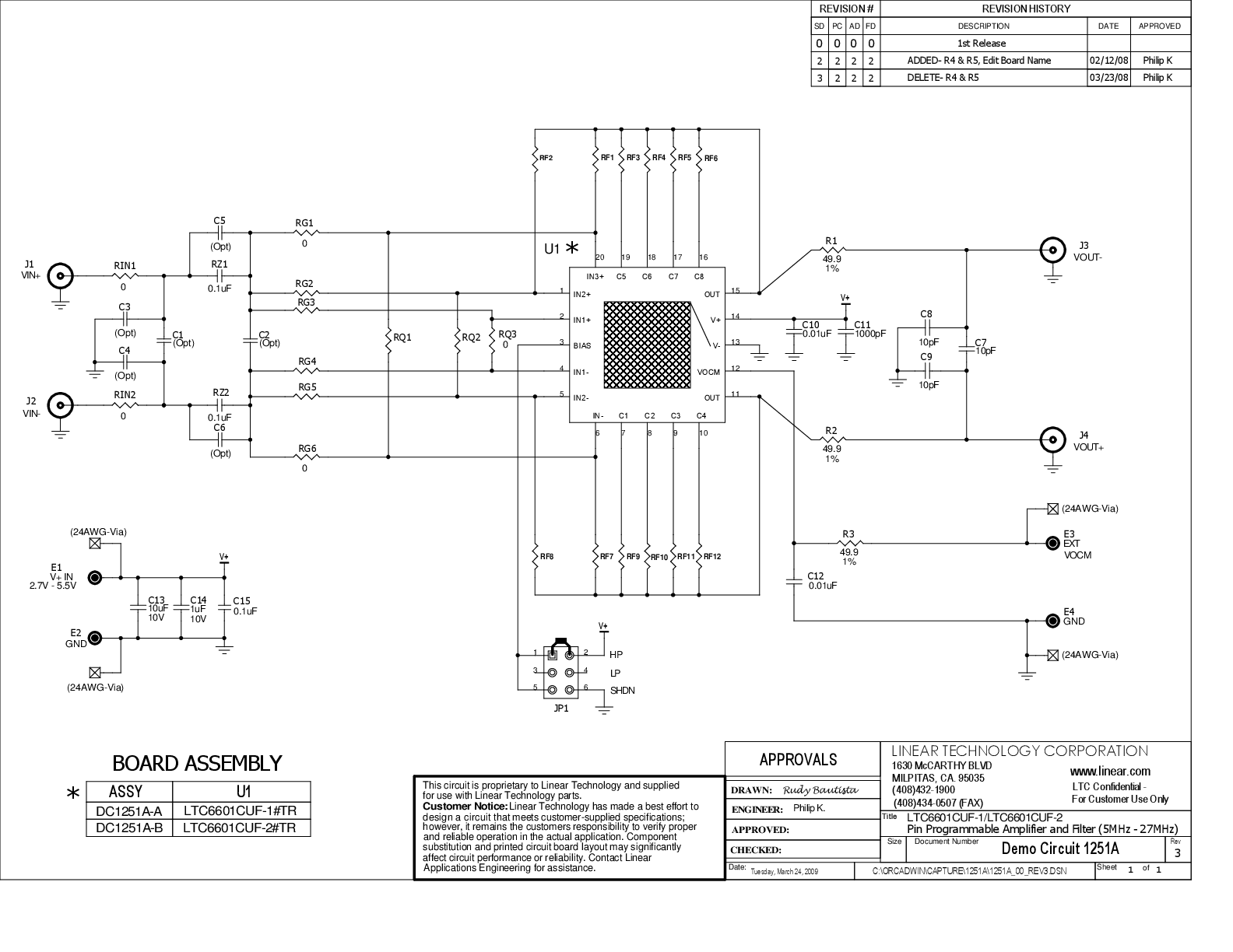 DC1251A-A - Schematic