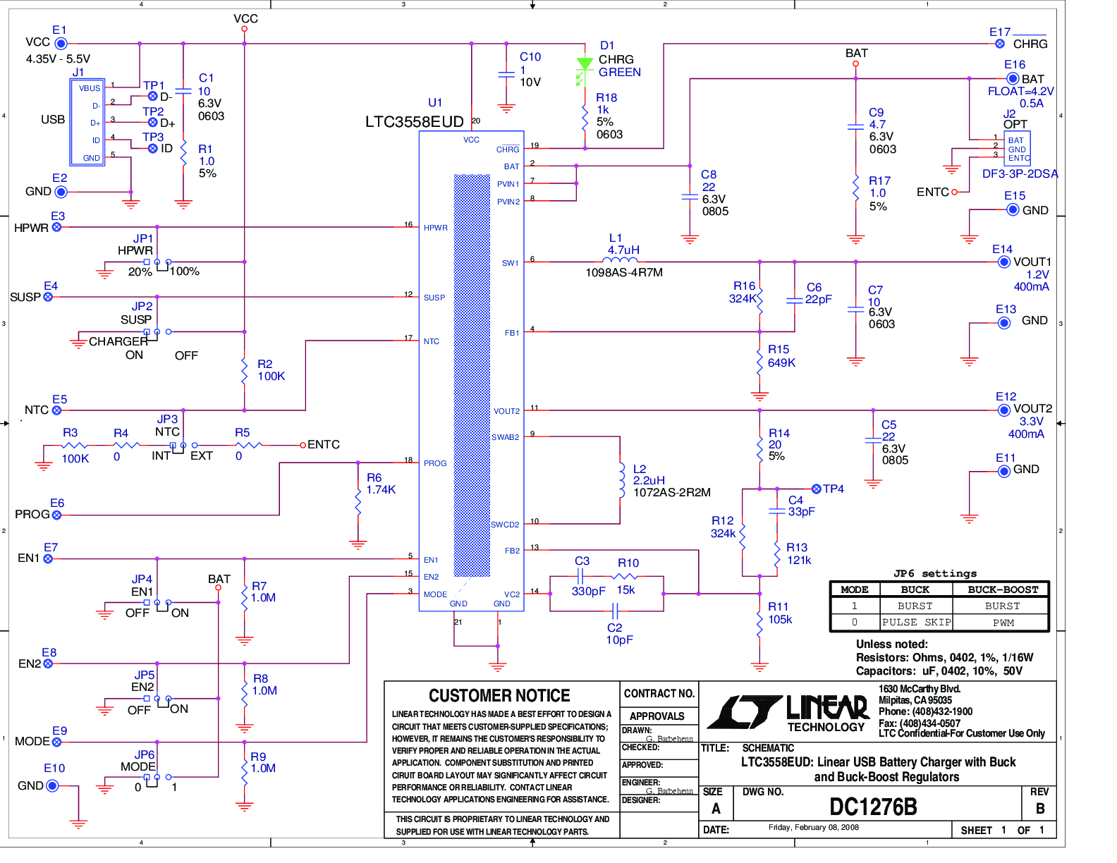 DC1276B - Schematic
