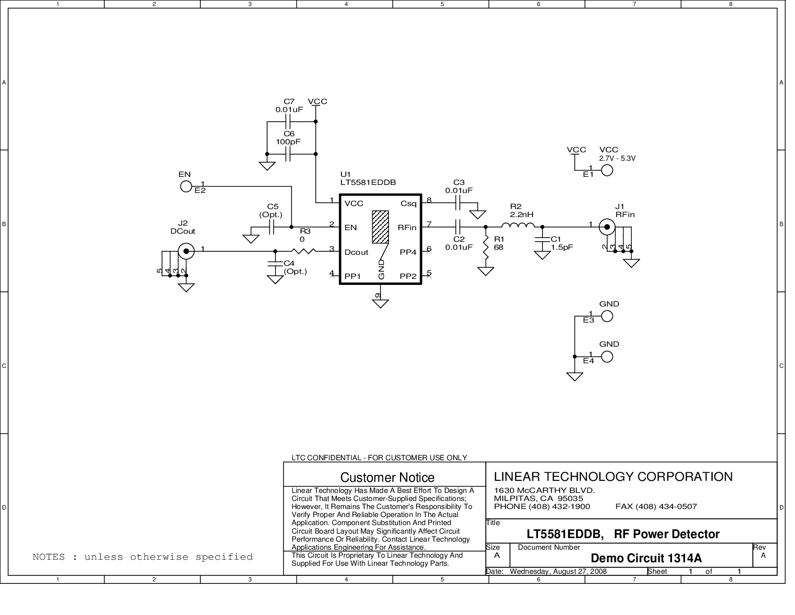 DC1314A - Schematic