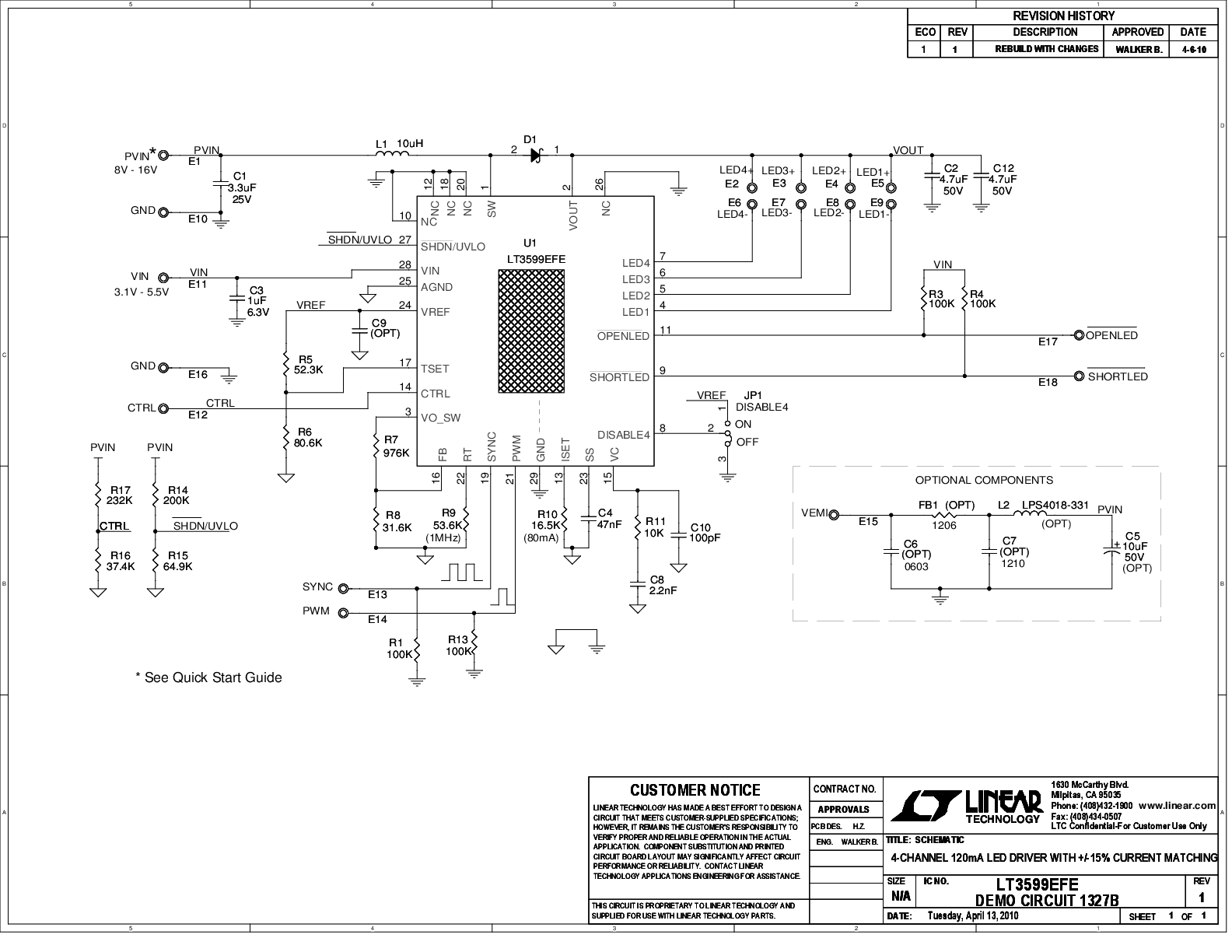 DC1327B - Schematic