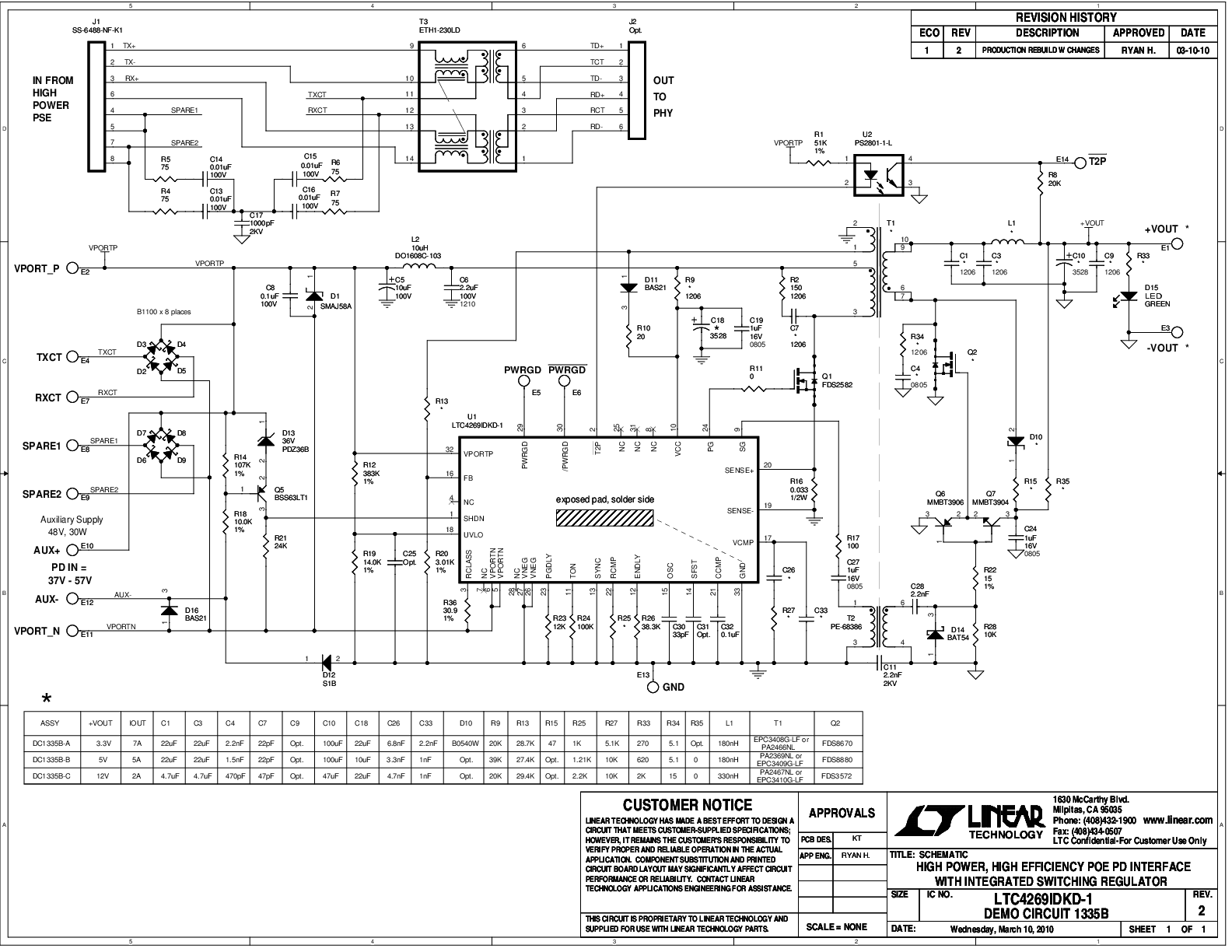 DC1335B-C - Schematic