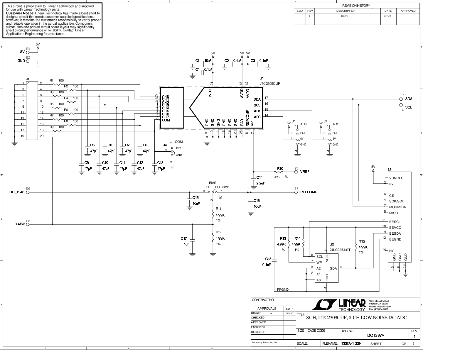 DC1337A - Schematic