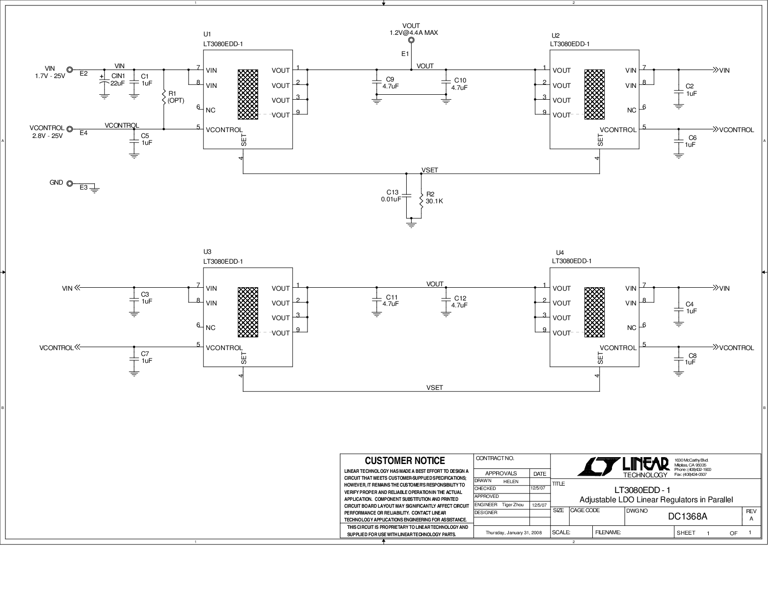 DC1368A - Schematic