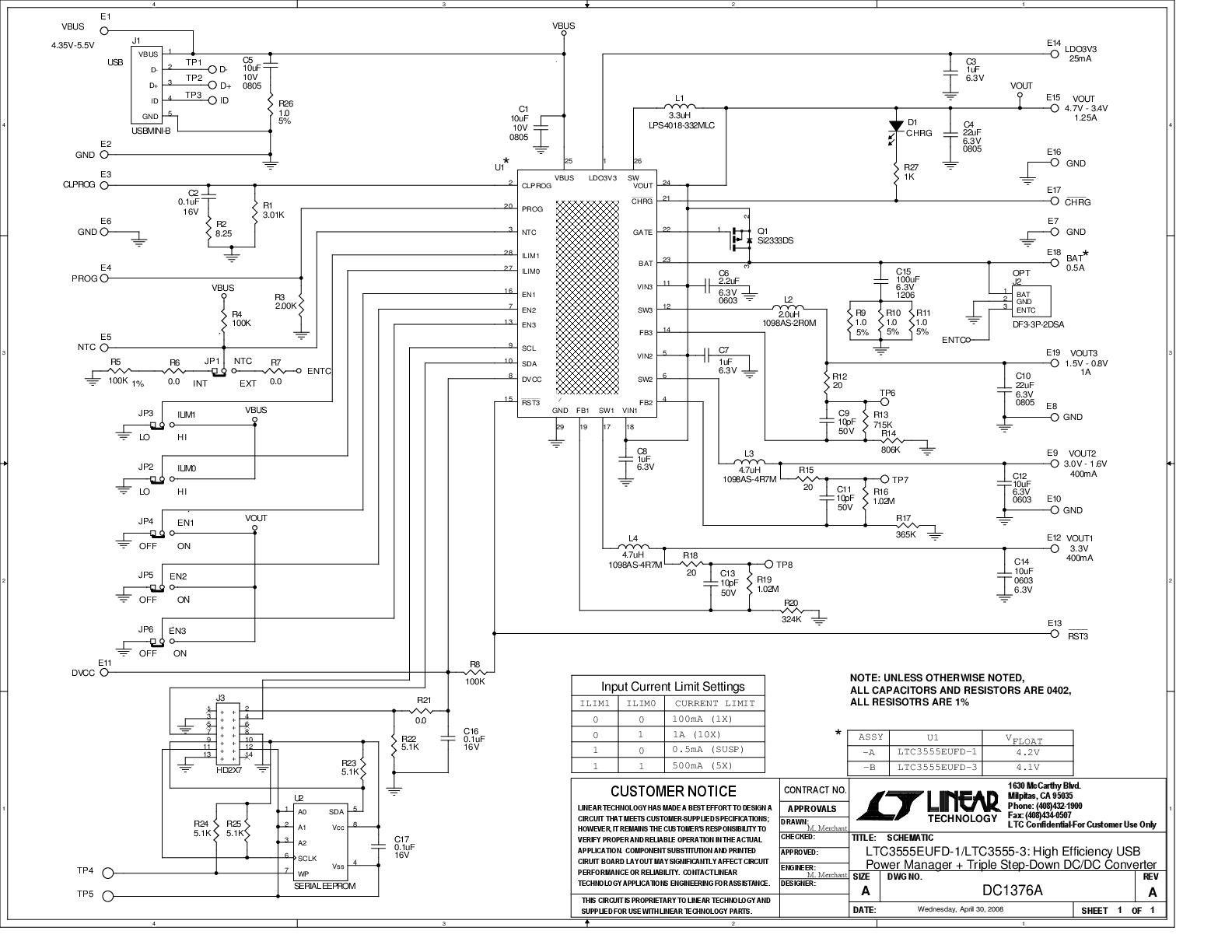 DC1376A-A - Schematic