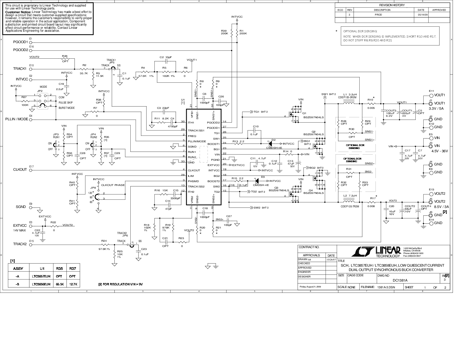 DC1381A-A - Schematic