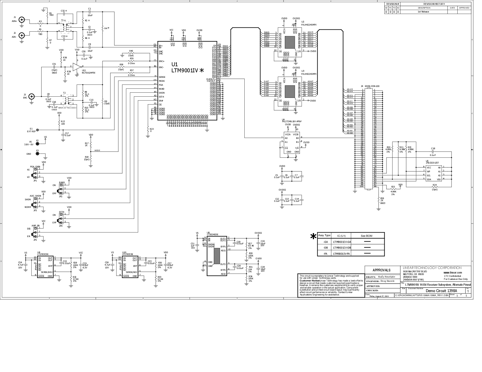 DC1398A-GA - Schematic