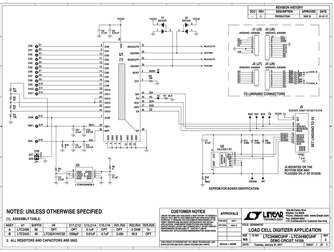 DC1410A - Schematic