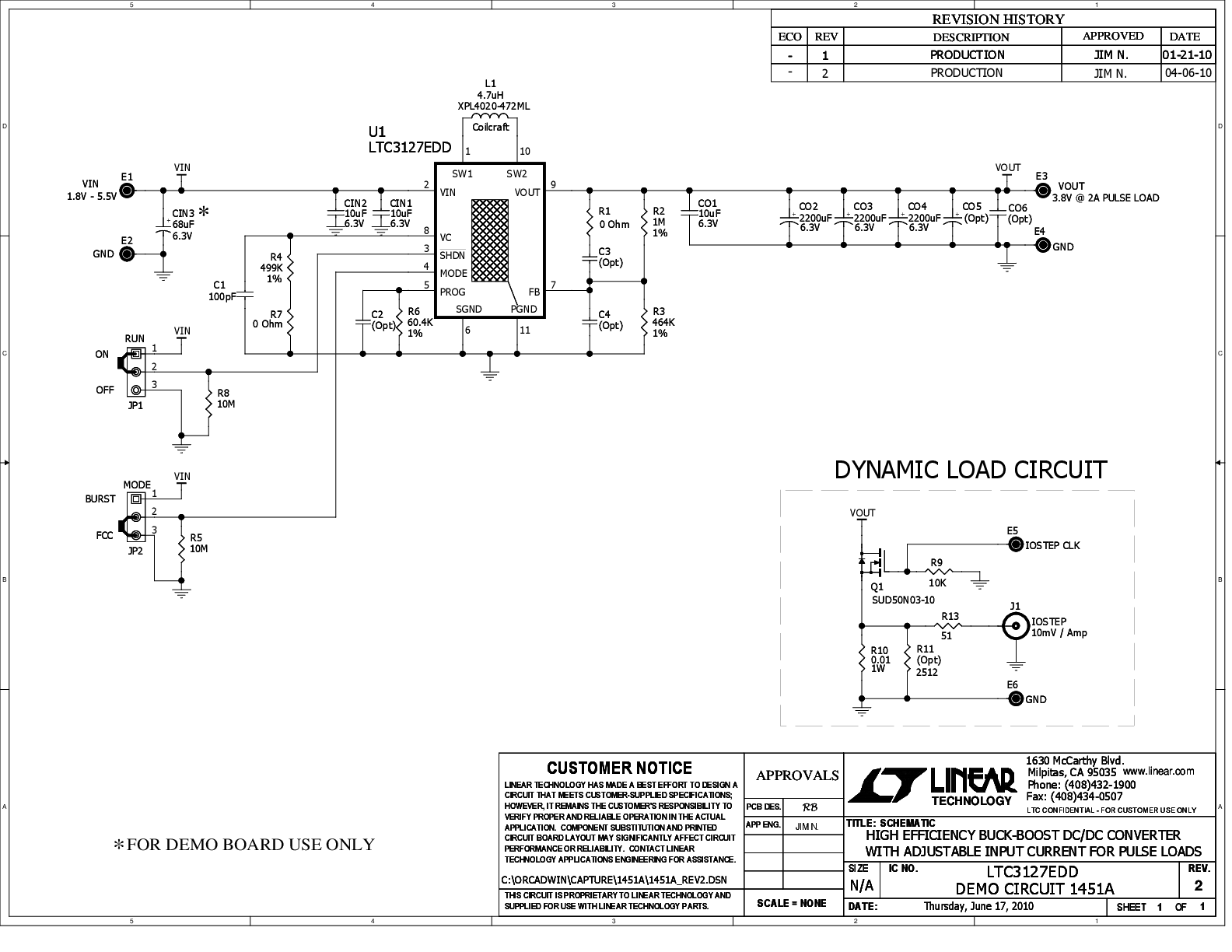 DC1451A - Schematic