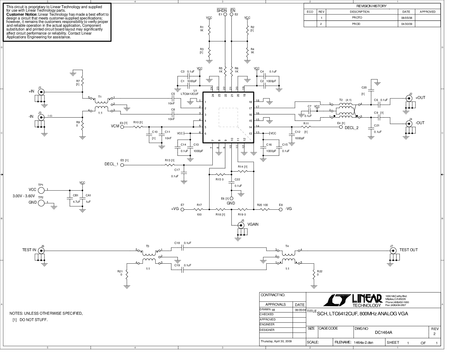 DC1464A - Schematic