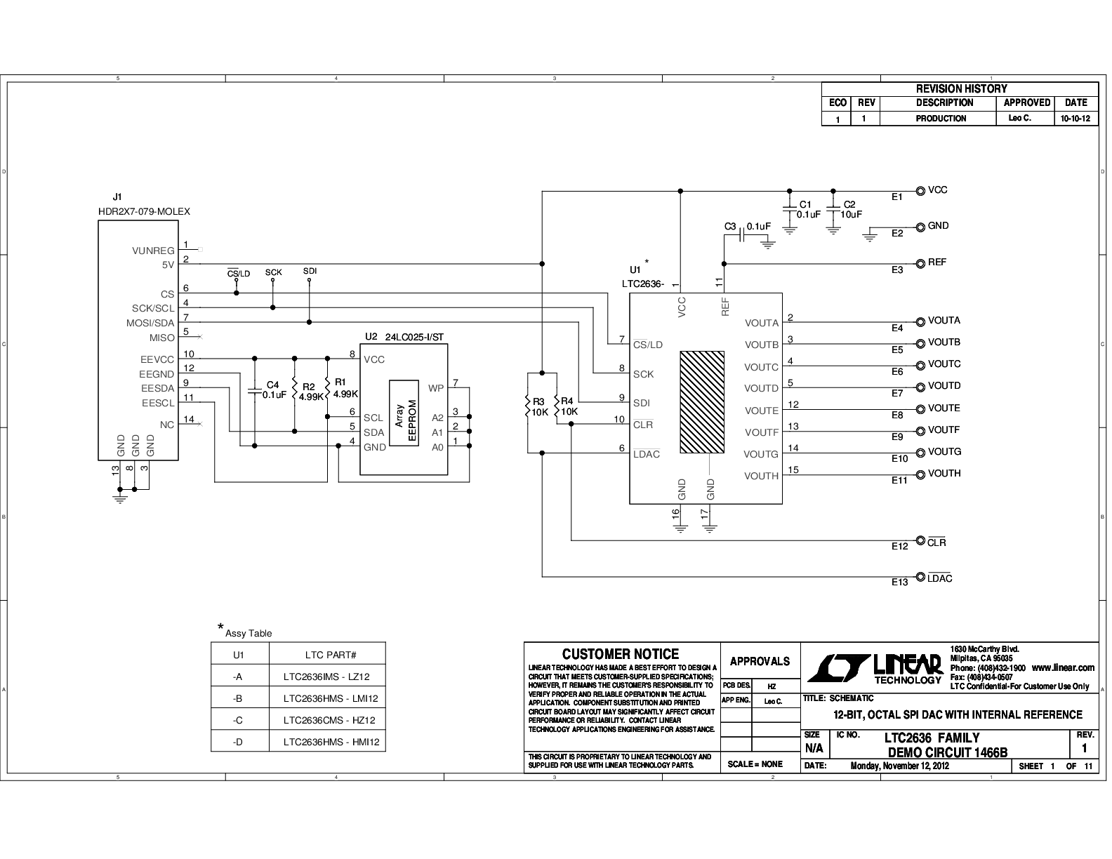 DC1466B-A - Schematic