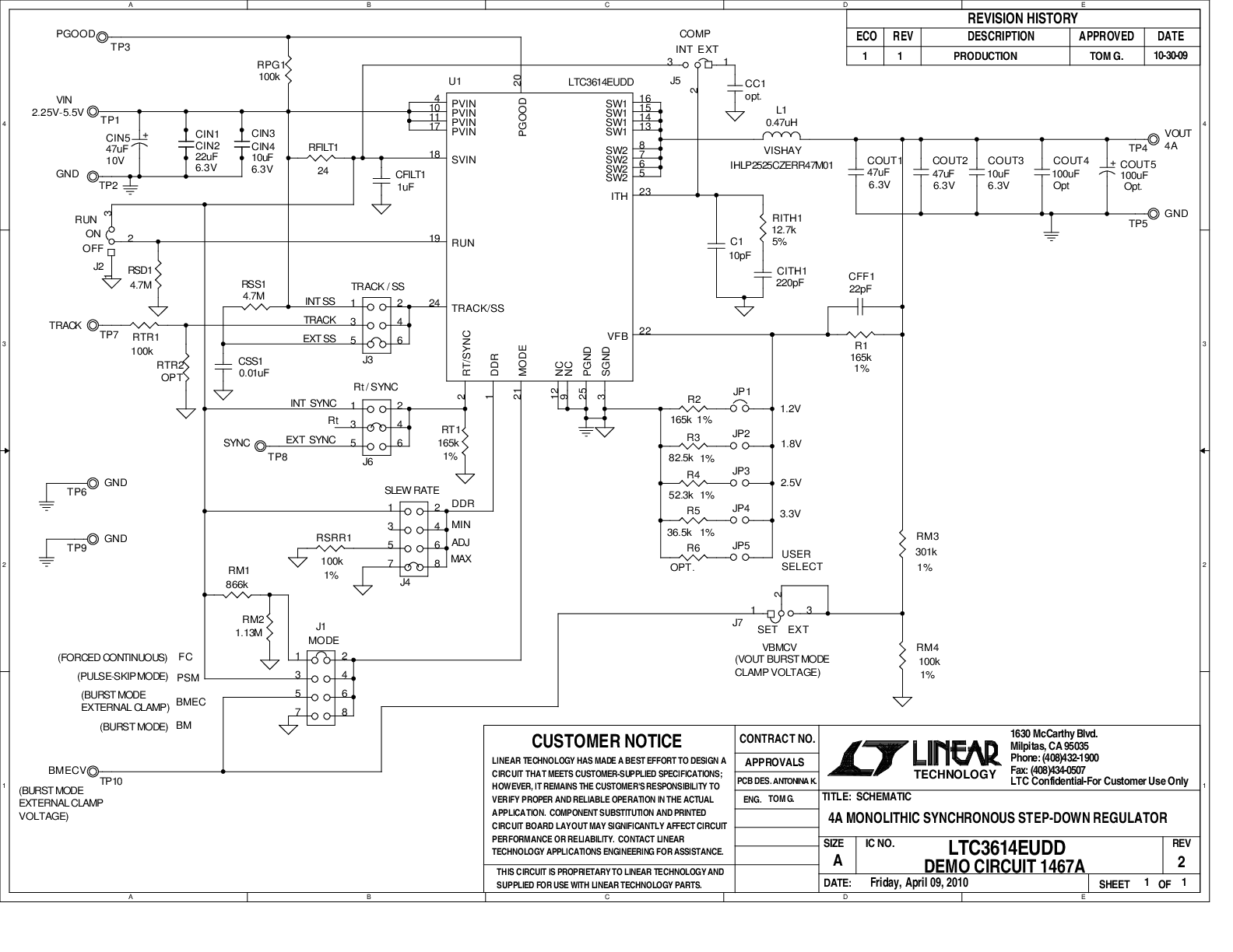 DC1467A - Schematic