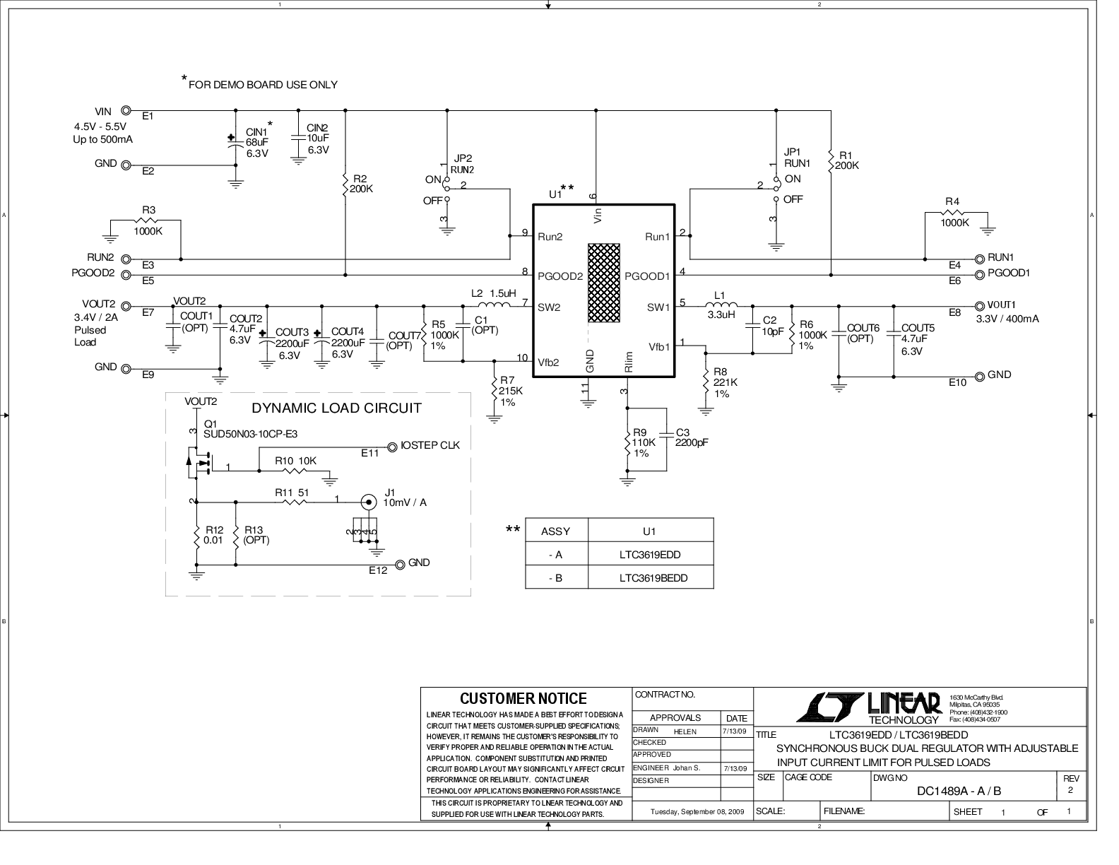 DC1489A-A - Schematic