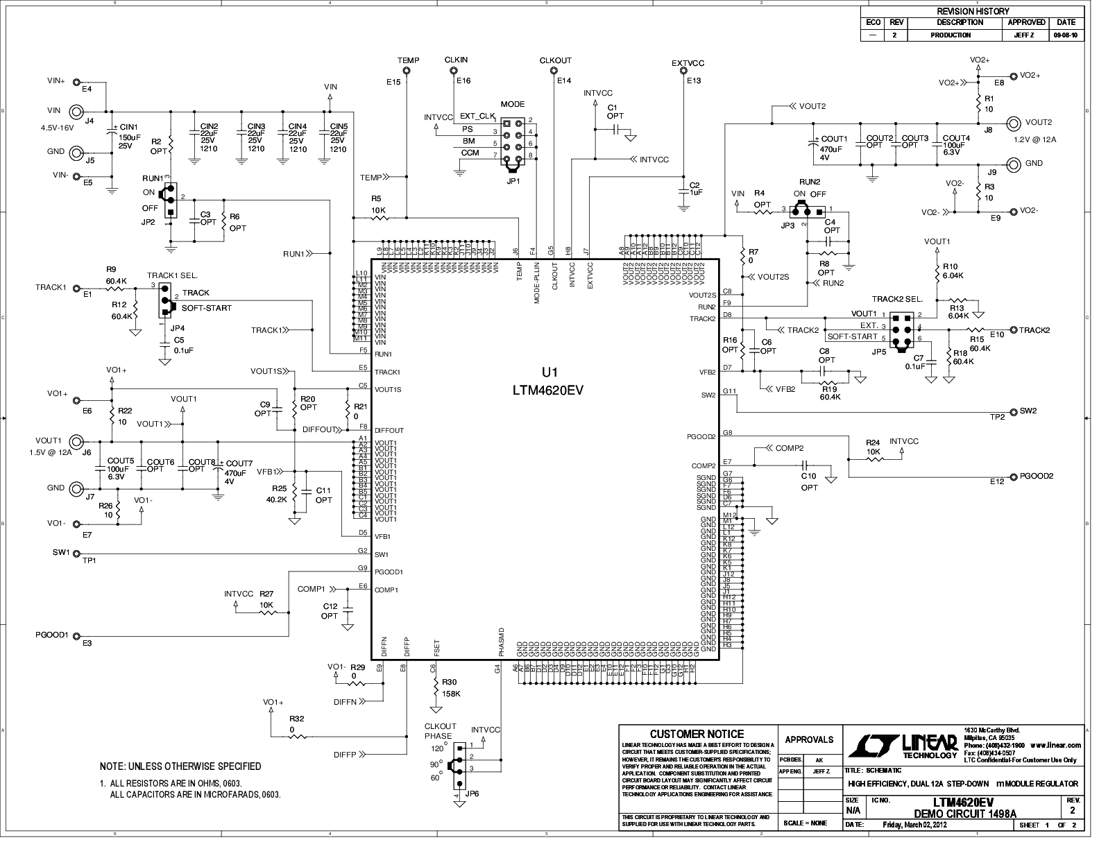 DC1498A - Schematic